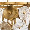 Progress Lighting Loretta 6-Light Chandelier, Gold Ombre, Artisanal Clear Glass, Handcrafted Metal Leaves - 4 of 4