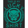 Women's Marvel St. Patrick's Day Black Panther Lucky Shirt T-Shirt - image 2 of 4