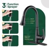 Cobbe High Arc Kitchen Faucet with Pull Down Sprayer 3 Spout Patterns with Pedestal for 1 to 3-Hole Installation - 4 of 4