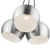 Livex Lighting Piedmont 3 - Light Pendant in  Brushed Aluminum - 4 of 4