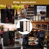 WeChef 5 Pack Restaurant Menu Covers Gate Fold for 8.5x14" & 4.25x14" Paper PU Leather for Wine List Coffee Bars Hotel - 3 of 4