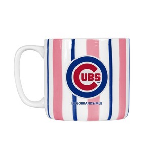 MLB Chicago Cubs Striped Coffee Mug - 16oz - 1 of 1