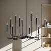 Maxax 22.9" 12-Light Dimmable Gold Iron Chandelier - 2 of 4