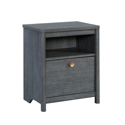 GlasFlength Nightstands Accent Nightstand Bedside Table Nightstand End Tables Nightstands with Drawer for Bedroom, Blue, 22.84"*17.24"*27.44"