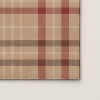 16ct Fall Plaid Paper Beverage Napkins Burgundy/Brown - Hearth & Hand™ with Magnolia - 3 of 3