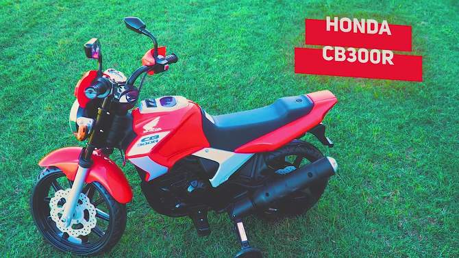 Best Ride on Cars 12v Honda CB300R Ride-On - Red, 2 of 7, play video