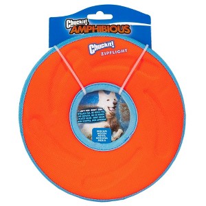 Chuckit! Zipflight Dog Toy - Blue/Orange - M - 1 of 4