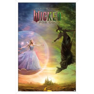 Trends International Wicked: For Good (2025) - Bubble One Sheet Framed Wall Poster Prints - 1 of 4