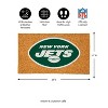 EvergreenNFLNew York Jets Logo Natural Coir 28 x 16 Inches Indoor Outdoor Doormat - 3 of 4