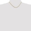 Black Bow Jewelry 1.3mm, 14k Yellow Gold, Solid Franco Chain Necklace - 2 of 4