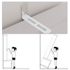 Famapy 47" White Hall Tree with Full-Length Mirror, Shelves, Drawers & Coat Hooks Entry Organizer - 4 of 4