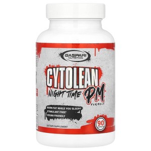 Gaspari Nutrition Cytolean PM: Nighttime Fat Burner with Melatonin Sleep Support, Stress Reduction, Stimulant Free, Vegan Friendly (90 Capsules) - 1 of 2