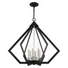 Livex Lighting Prism 6 - Light Chandelier in  Black - 3 of 4