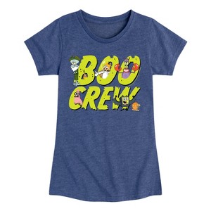 Girls' - SpongeBob SquarePants - Boo Crew Fitted Short Sleeve Graphic T-Shirt - 1 of 4