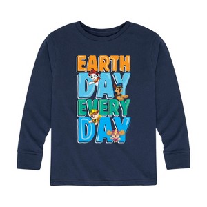 Boys' - Paw Patrol - Earth Every Day Long Sleeve Graphic T-Shirt - 1 of 4