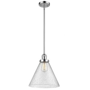 Cone - 1 Light Mini Pendant In Industrial Style-16 Inches Tall and 12 Inches Wide - 1 of 1