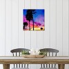 Painted Skies Above The Palms by 5by5collective Unframed Wall Canvas - iCanvas - 2 of 3