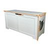 LAOTIES 39" Modern Hidden Cat Litter Box Furniture,Dog Proof Enclosure Cabinet,Cat Washroom Bench for Large Cats - 4 of 4