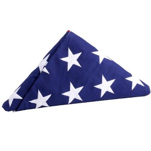 Allied Flag 5 x 9.5 FT Official Memorial Burial American Flag - 1 of 3
