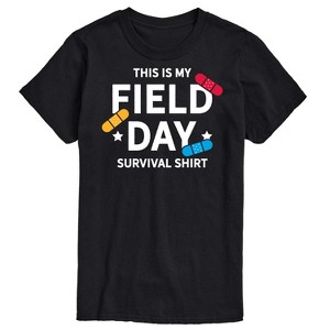 Men's - Instant Message - Field Day Survival Shirt Short Sleeve Graphic T-Shirt - 1 of 4
