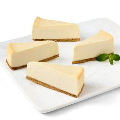 New York Style Cheesecake Slices - 12oz/4ct - Favorite Day™