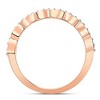 Pompeii3 1/5 cttw Diamond Stackable Womens Wedding Ring 14k Rose Gold - 2 of 4