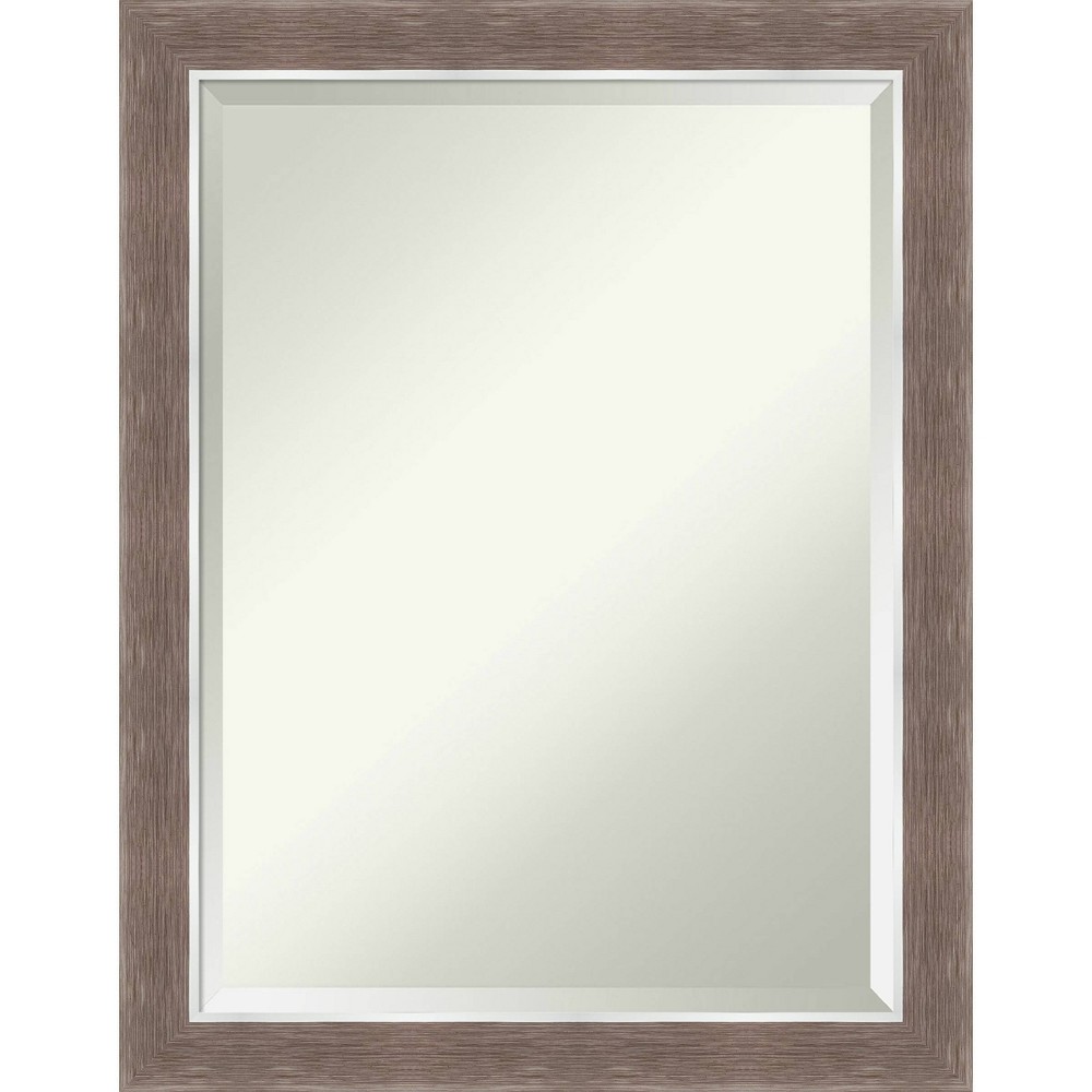 Photos - Wall Mirror 22" x 28" Noble Mocha Framed Bathroom Vanity  - Amanti Art