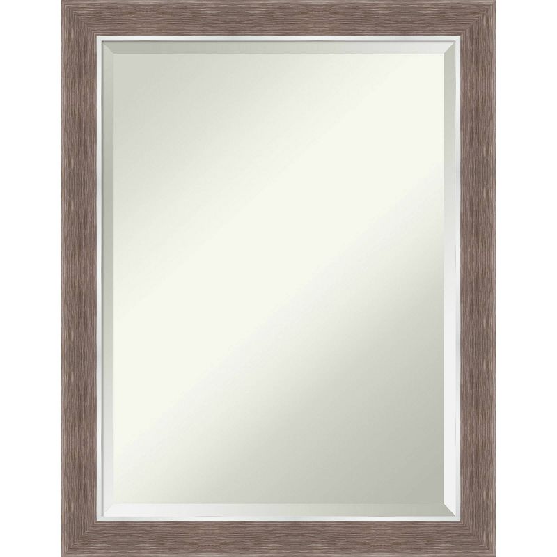 Noble Mocha Framed Bathroom Vanity Wall Mirror - Amanti Art, 1 of 10