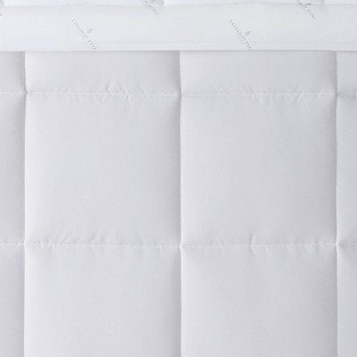 King White Reversible Microfiber Down Comforter Set