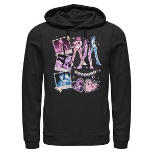 Mens KPop Demon Hunters Huntrix Cute Instant Film Portrait Lightweight Hoodie - 1 of 4