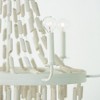 Capital Lighting Carissa 6 - Light Chandelier in  Organic White - 3 of 4
