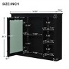 Tramull Modern Wall-Mounted Medicine Cabinet with Mirror, Bathroom Storage with Adjustable Shelves, Space-Saving Design - 2 of 4