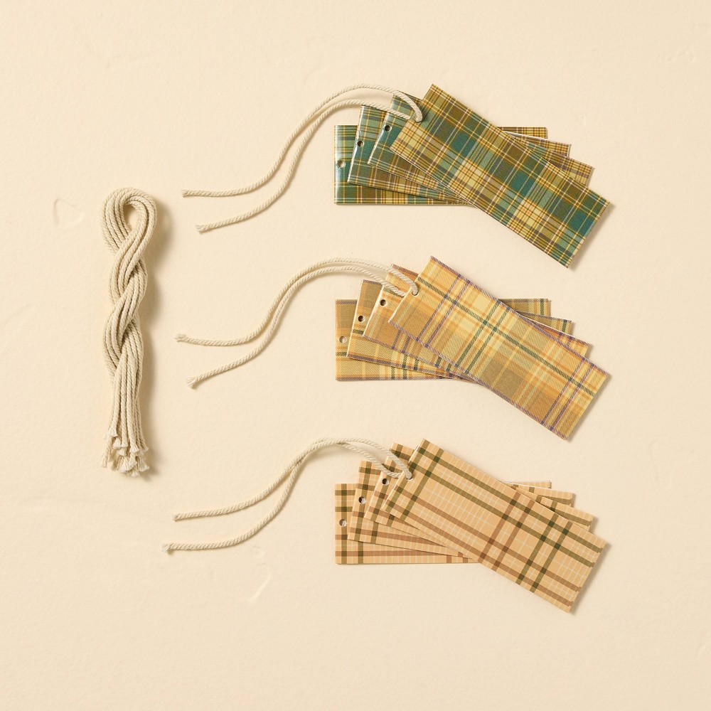 Plaid Gift Tags (16-Count) - Hearth & Hand™ with Magnolia