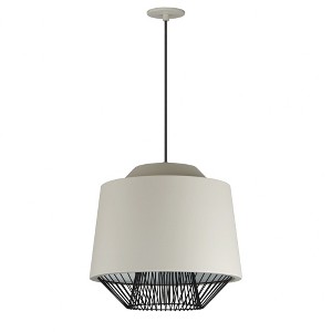 ET2 Lighting Phoenix 1 - Light Pendant in  Gray/Black - 1 of 3