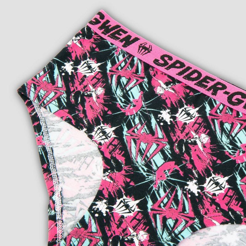Girls' Spider-Man Spider-Gwen 4pk Underwear, 3 of 3