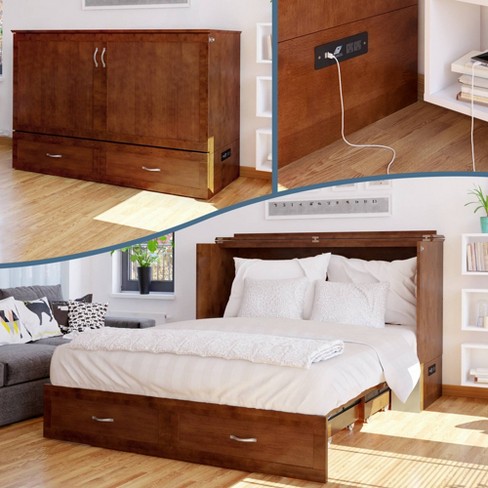 Queen murphy online bed with mattress