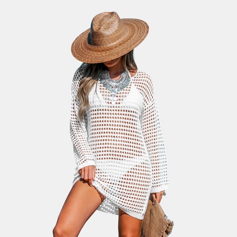 Knitted swimsuit cover store up