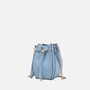 MKF Collection Cassidy Crocodile Embossed Women’s Hobo Bucket Bag by Mia K - 1 of 4