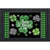 Briarwood Lane St. Patrick's Day Doormat 30x18 Indoor Outdoor Scattered Shamrocks For St. Patrick's Day Doormat - 2 of 4