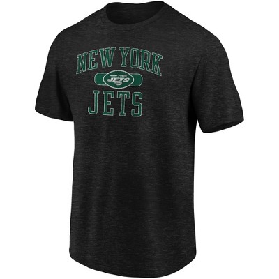 NFL New York Jets Men's Heather Short Sleeve T-Shirt - S