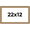 PosterPalooza | 22x12 Wood Antique Frame with UV Acrylic, 4 Finishes: Bronze, Gold, Silver, and Black - 2 of 4