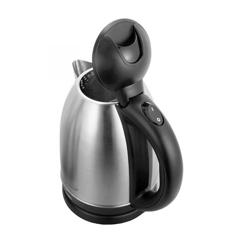 Brentwood 1.5 Liter 1000W Stainless Steel Electric Cordless Tea Kettle, 2 of 8