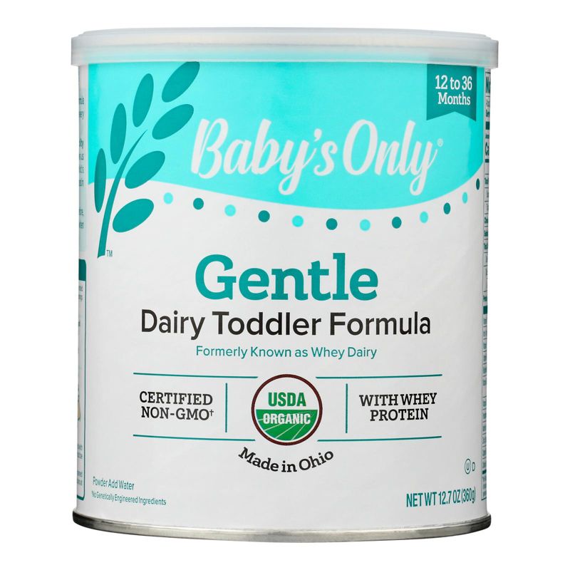Baby's Only Organic Gentle Dairy Toddler Formula With Whey Protein - Case of 6/12.7 oz, 2 of 8