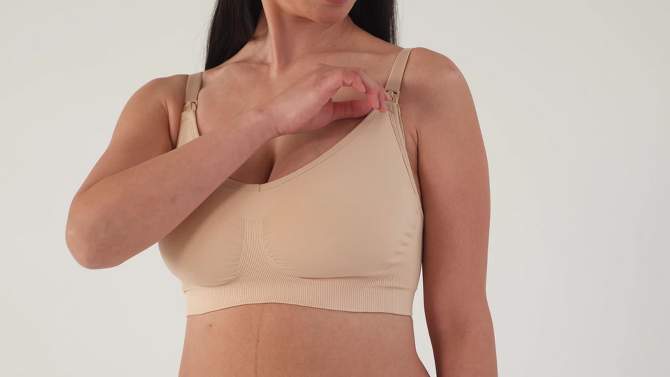 Bravado! Designs Women's Body Silk Seamless Full Cup Nursing Bra, 2 of 10, play video