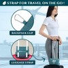 PAVILIA Soft Compact Travel Blanket and Pillow, Foldable Airplane Lightweight Portable Set, Flight Camping Plane Car Gift - 3 of 4