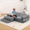 Foam Child Sectional Sofa, couch for Bedroom and Playroom Furniture - 3 of 4