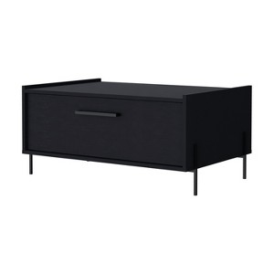 NicBex 33.1 Inch Rectangle Coffee Table with Flip-Down Door for Living Room,Dining Room,Bedroom - 1 of 4