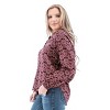 Aventura Clothing Women's Jollie Organic Printed Y-Neck Henley Top - 4 of 4