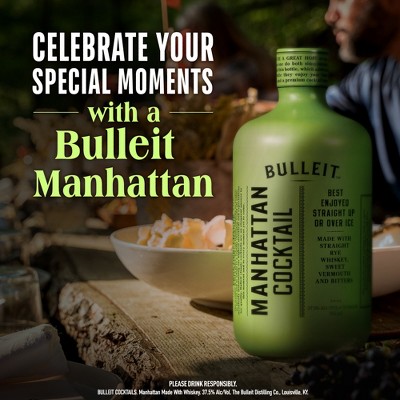 Bulleit Bourbon Manhattan Ready To Drink - 375ml Bottle