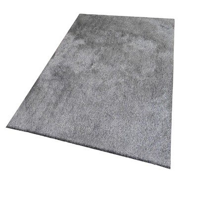 HomeRoots 8' X 11' Gray Shag Hand Tufted Area Rug